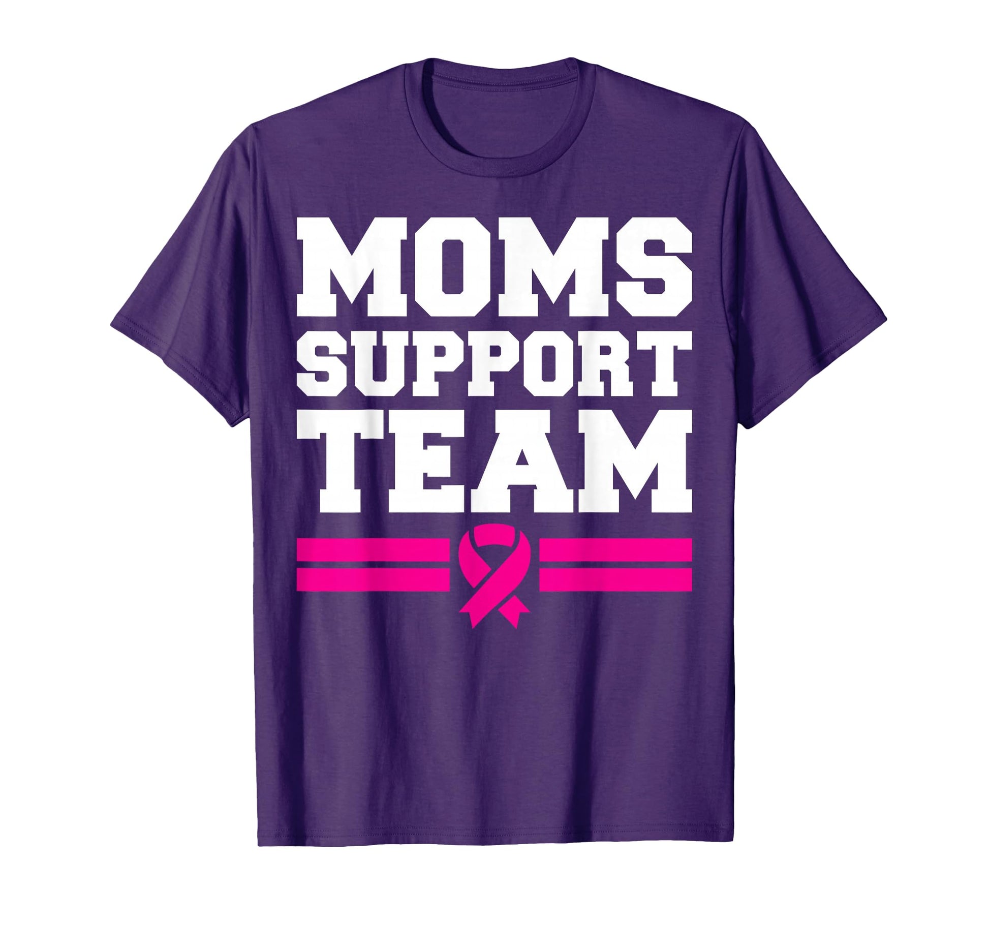 Moms Support Team Son Daughter Breast T-Shirt - Novelty Apparel for Adults - T-Shirt, Sweatshirt, Hoodie