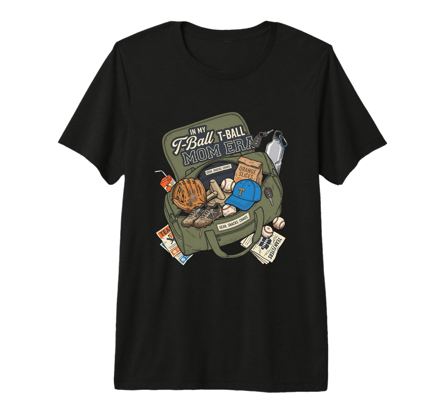 My T Ball Mom Era Mother Baseball Fan T-Shirt - Graphic Print Men Women - T-Shirt, Sweatshirt, Hoodie
