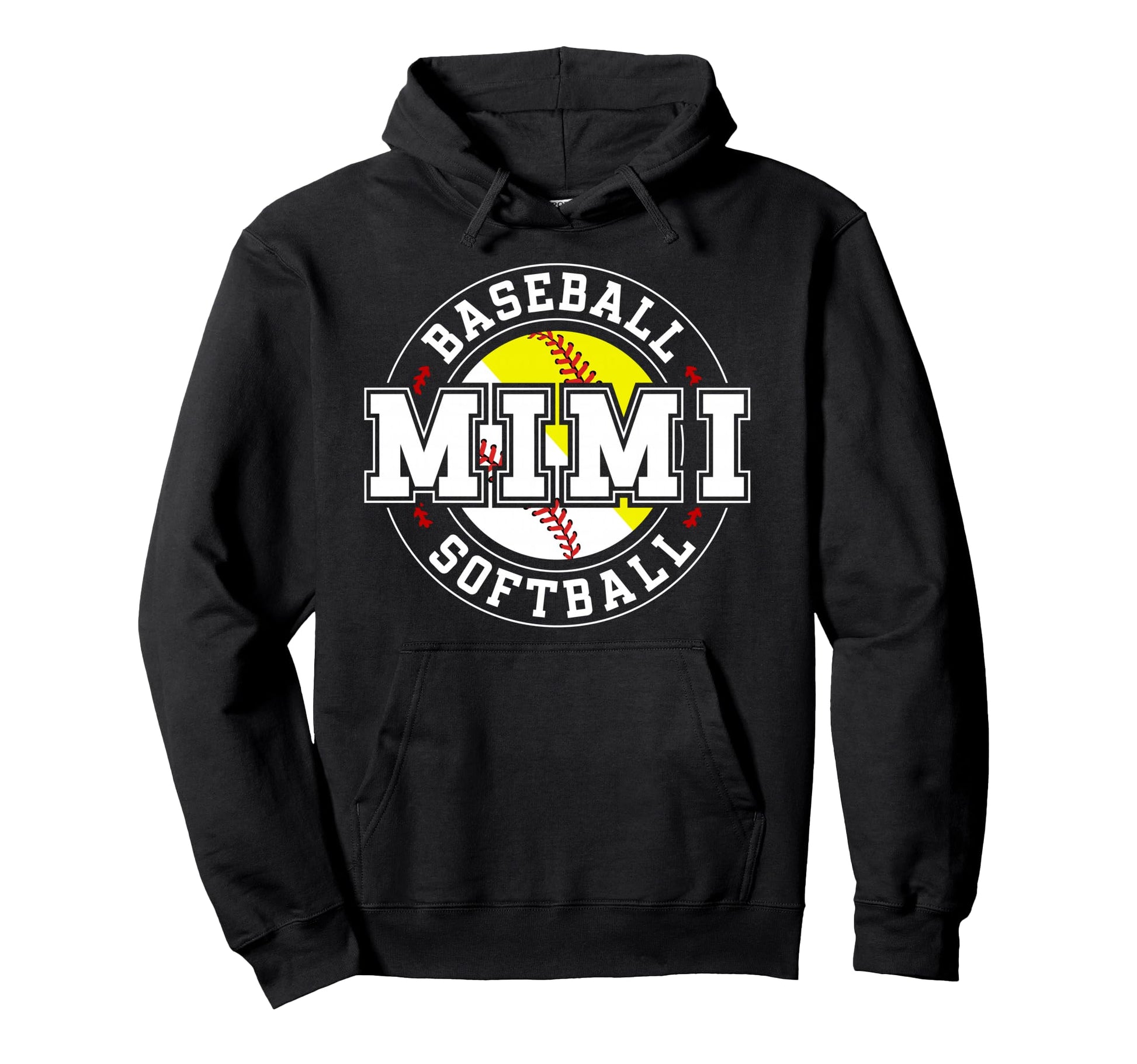 Baseball Softball Mimi Softball Hoodie - Streetwear Style Men Women - T-Shirt, Sweatshirt, Hoodie