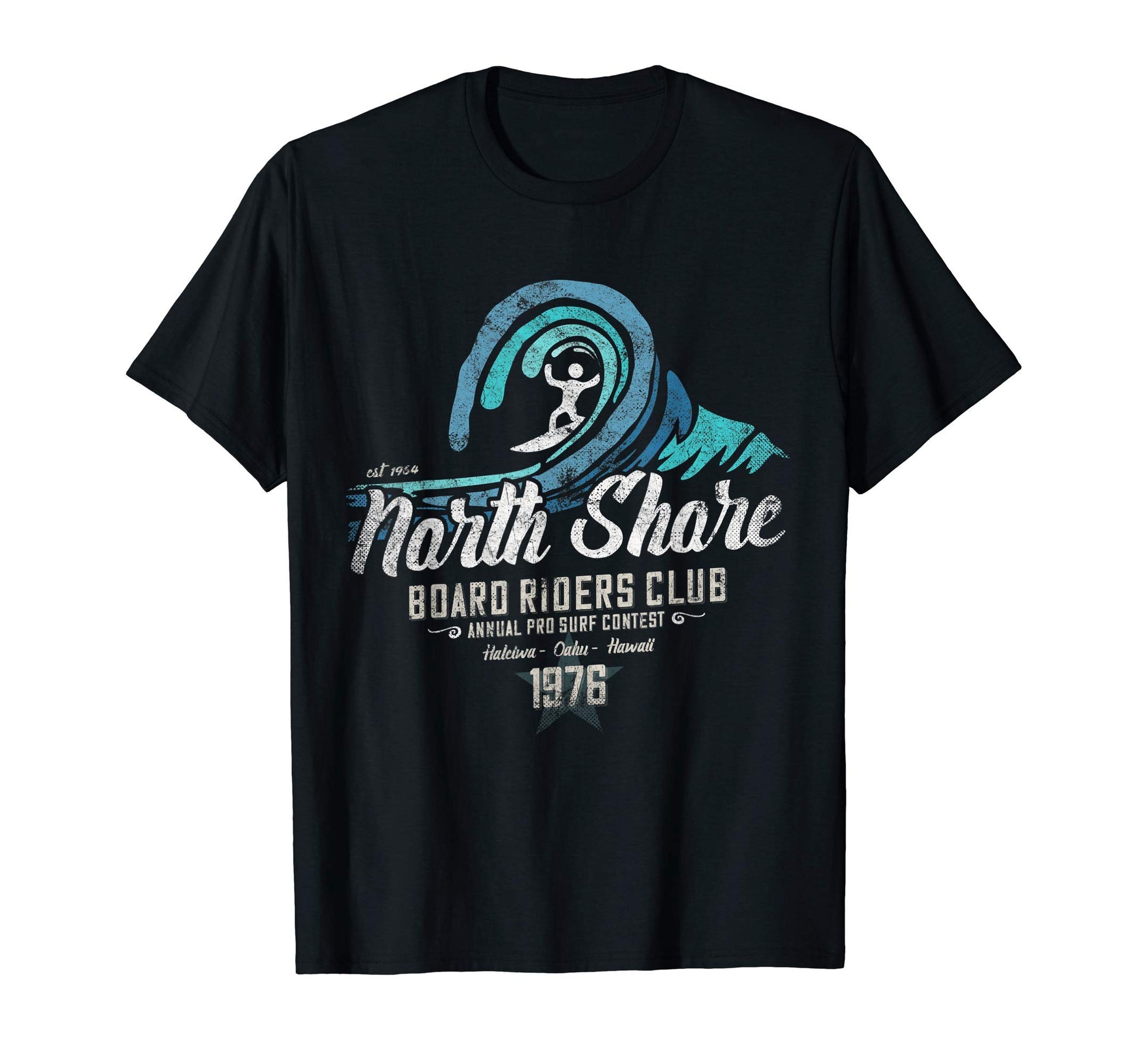 North Shore Board Riders Surfing Club T-Shirt - Aesthetic Graphic Unisex - T-Shirt, Sweatshirt, Hoodie