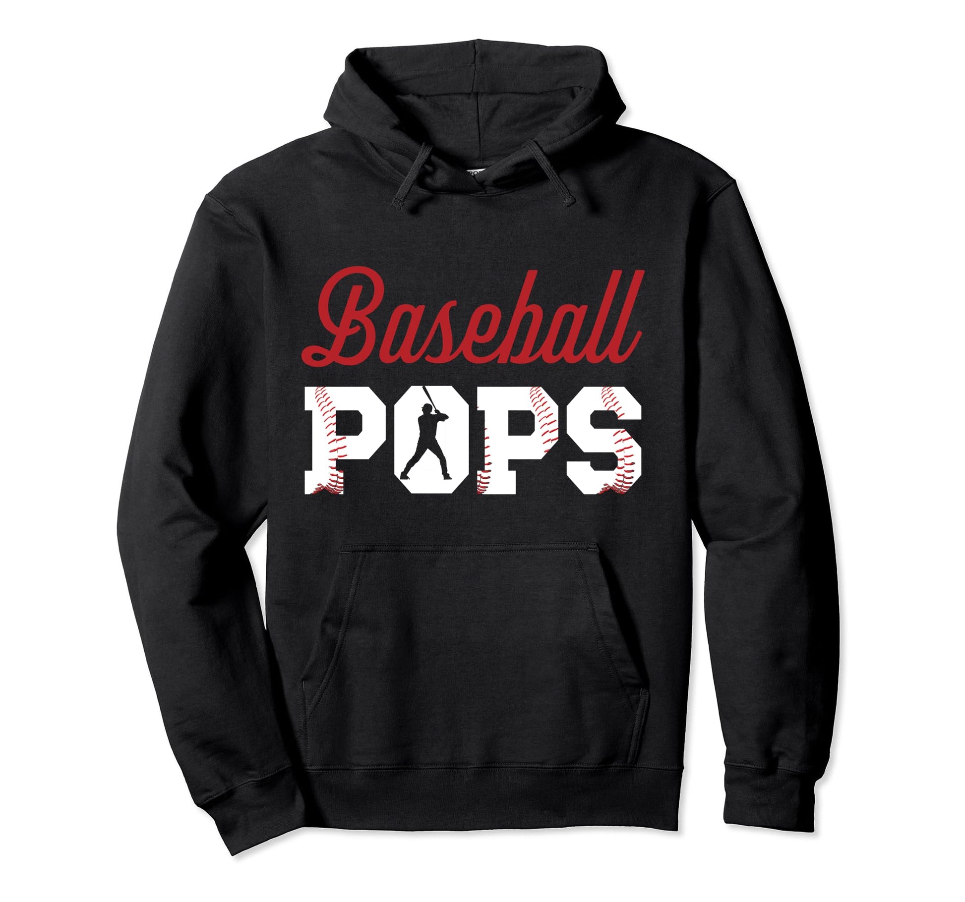 Baseball Pops Grandpa Pops Baseball Hoodie - Aesthetic Graphic Men Women - T-Shirt, Sweatshirt, Hoodie