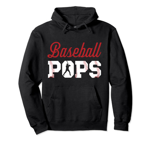 Baseball Pops Grandpa Pops Baseball Hoodie - Aesthetic Graphic Men Women - T-Shirt, Sweatshirt, Hoodie