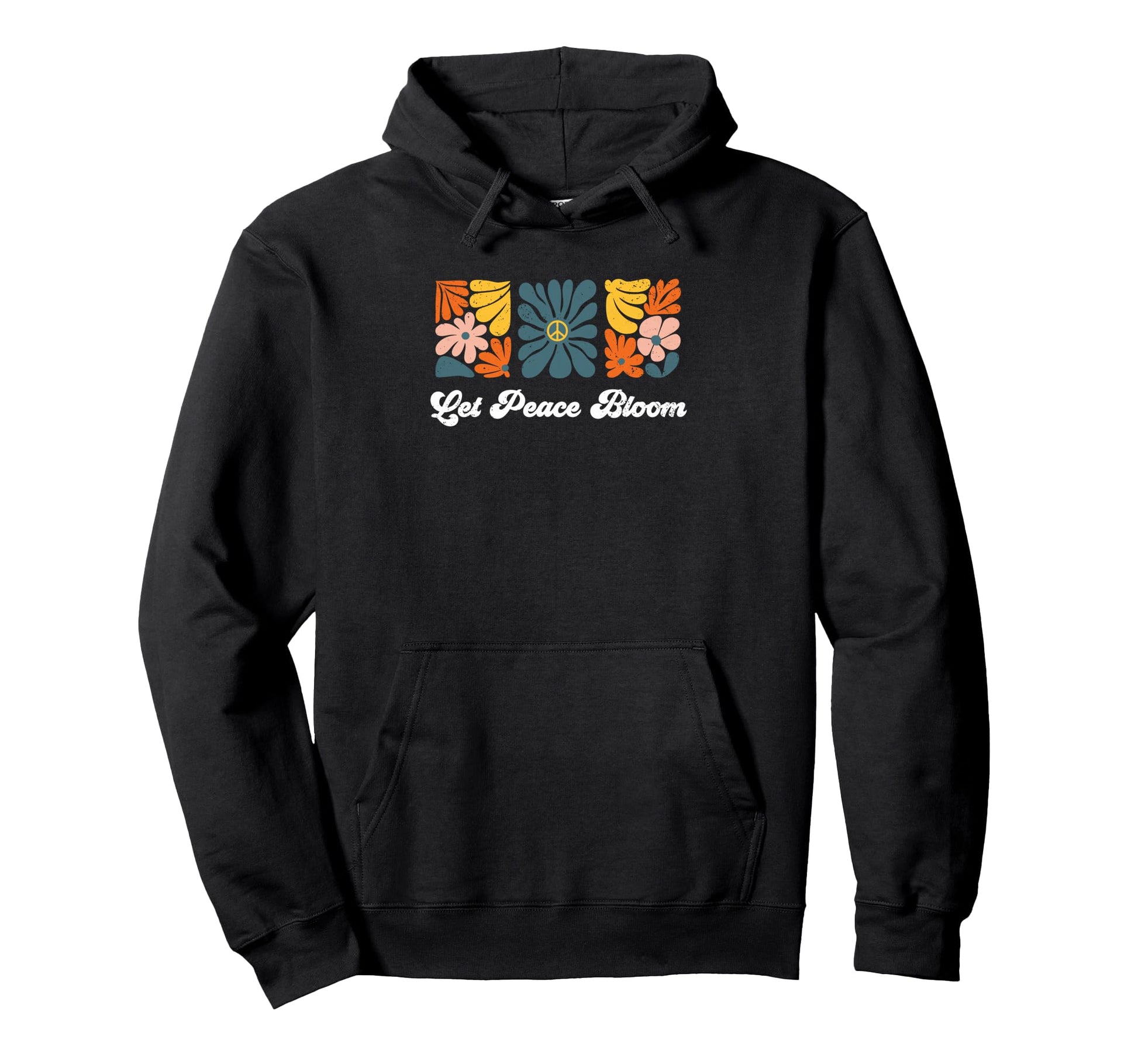 Let Kindness Bloom Boho Matisse Flower Hoodie - Trendy Graphic for Adults - T-Shirt, Sweatshirt, Hoodie