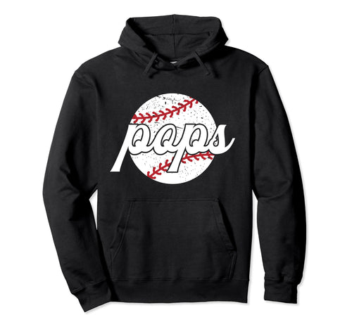 Pops Proud Baseball Pops Baseball Player Hoodie - Aesthetic Graphic Unisex - T-Shirt, Sweatshirt, Hoodie