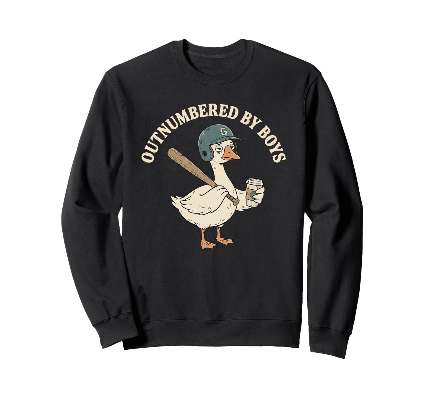 Outnumbered Goose Sweatshirt - Streetwear Style Unisex - T-Shirt, Sweatshirt, Hoodie