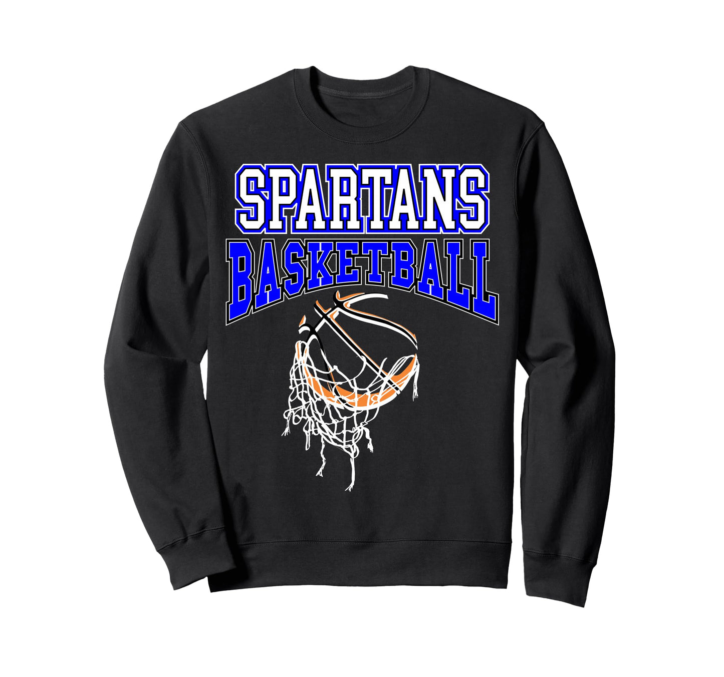 Spartans Basketball Mom Sports Game Sweatshirt - Unique Graphic for Adults - T-Shirt, Sweatshirt, Hoodie