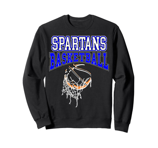 Spartans Basketball Mom Sports Game Sweatshirt - Unique Graphic for Adults - T-Shirt, Sweatshirt, Hoodie