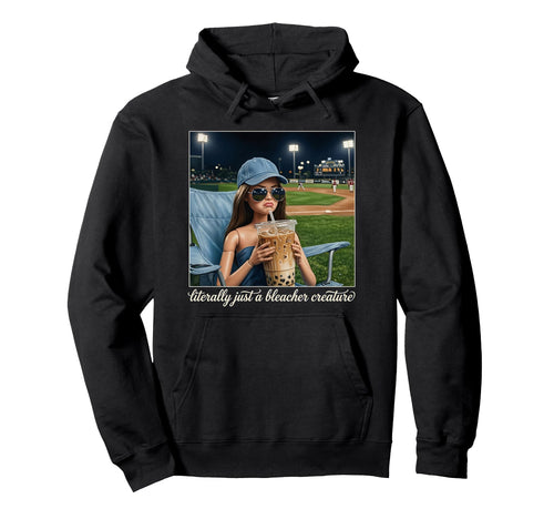 Bleacher Creature Softball Mom Life Hoodie - Fun Novelty Design Men Women - T-Shirt, Sweatshirt, Hoodie