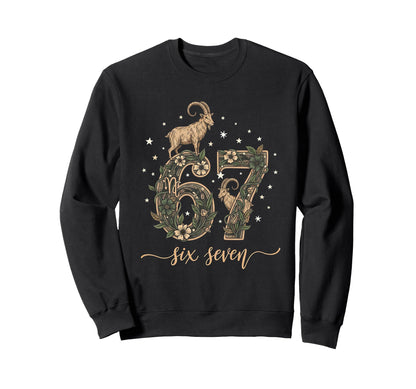 Boho Capricorn 67 Six Seven Zodiac Sweatshirt - Streetwear Style Men Women - T-Shirt, Sweatshirt, Hoodie