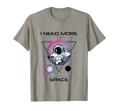 Astronaut Outer Space I Need More T-Shirt - Minimalist Print for Adults - T-Shirt, Sweatshirt, Hoodie
