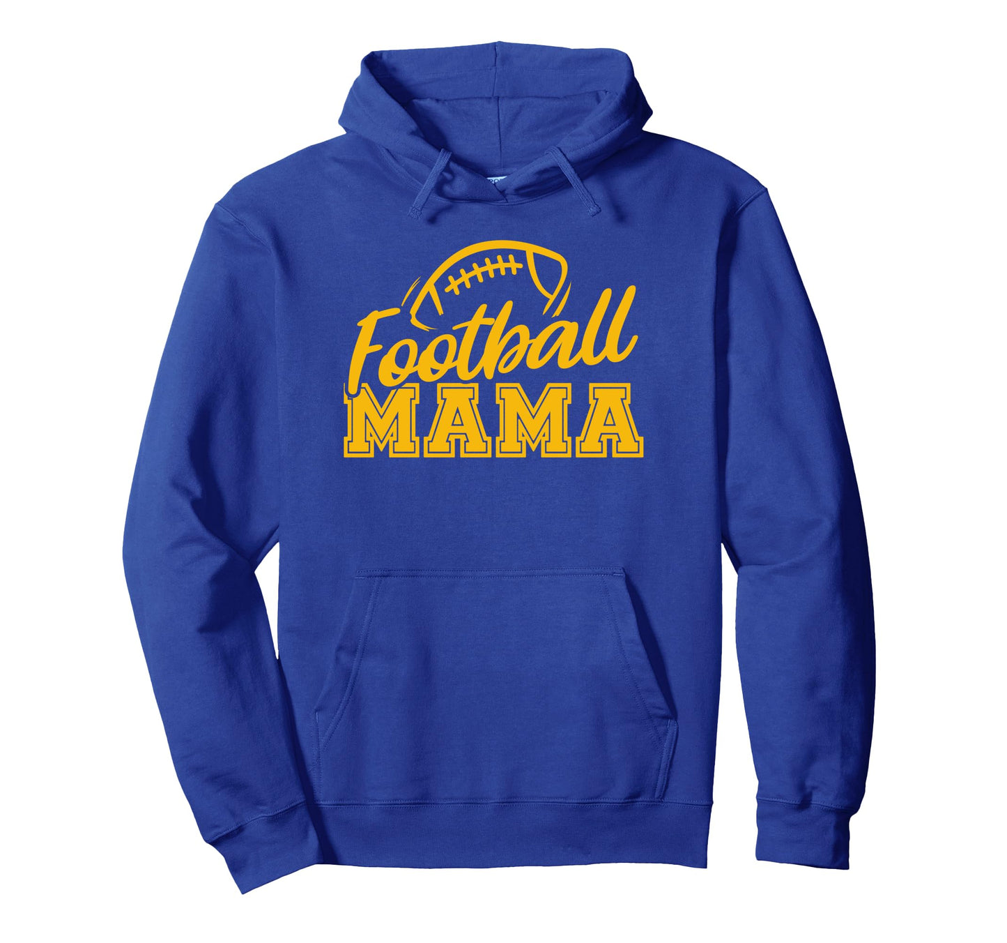 Womens Game Day Blue And Yellow High Hoodie - Casual Everyday Wear Unisex - T-Shirt, Sweatshirt, Hoodie