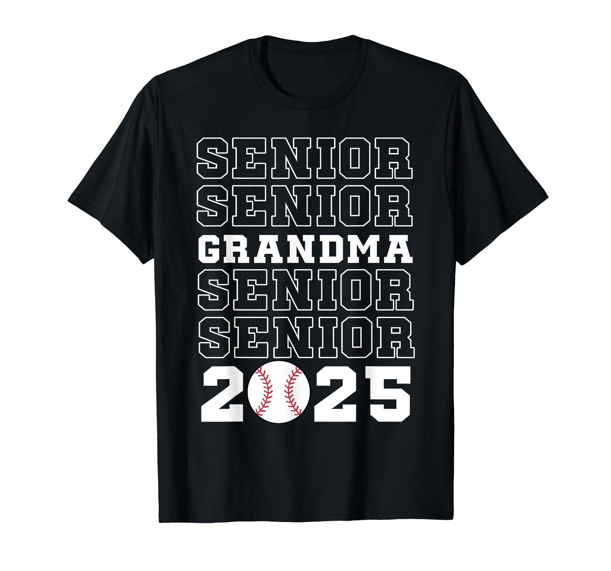 Class 2025 Baseball Grandma Senior T-Shirt - Unique Graphic Men Women - T-Shirt, Sweatshirt, Hoodie