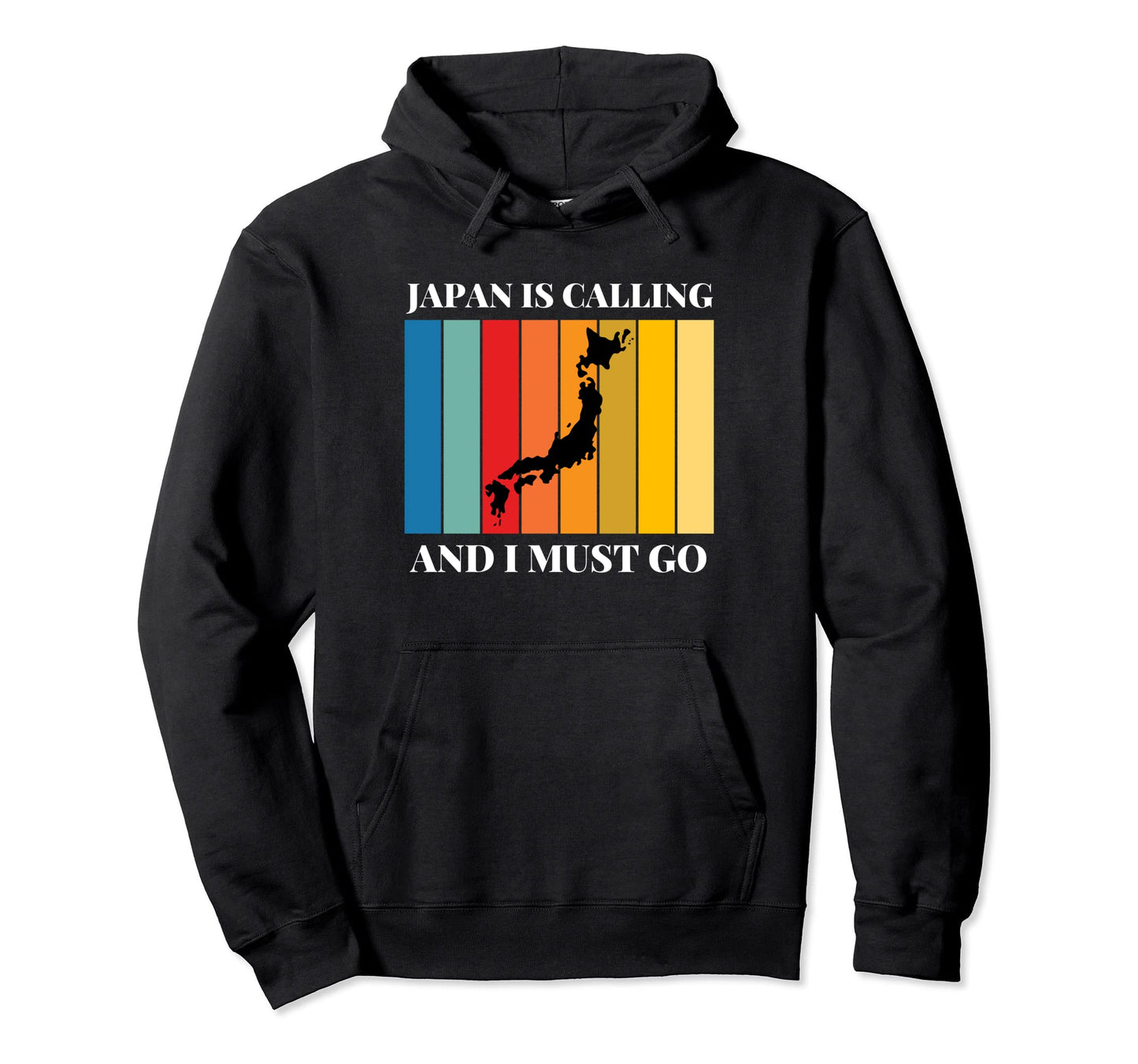 Japan Vacation Travel Asia Rainbow Hoodie - Custom Art Print Unisex - T-Shirt, Sweatshirt, Hoodie