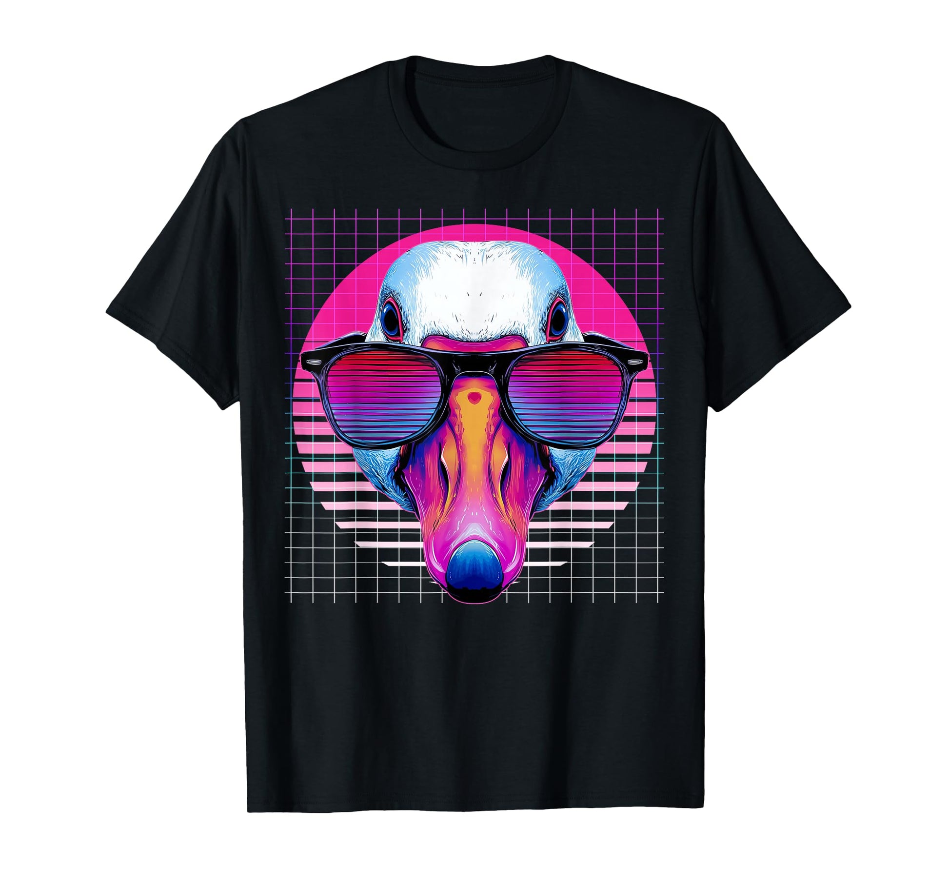 Goose Sunglasses Duck Vaporwave Aesthetic T-Shirt - Graphic Print Men Women - T-Shirt, Sweatshirt, Hoodie