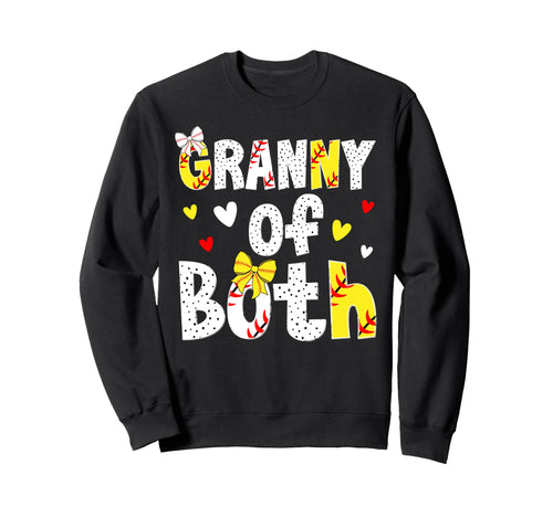 Granny Both Proud Softball Baseball Sweatshirt - Novelty Apparel Men Women - T-Shirt, Sweatshirt, Hoodie
