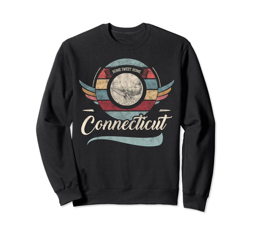 Connecticut State Whale Sweet Home Sweatshirt - Unique Graphic for Adults - T-Shirt, Sweatshirt, Hoodie
