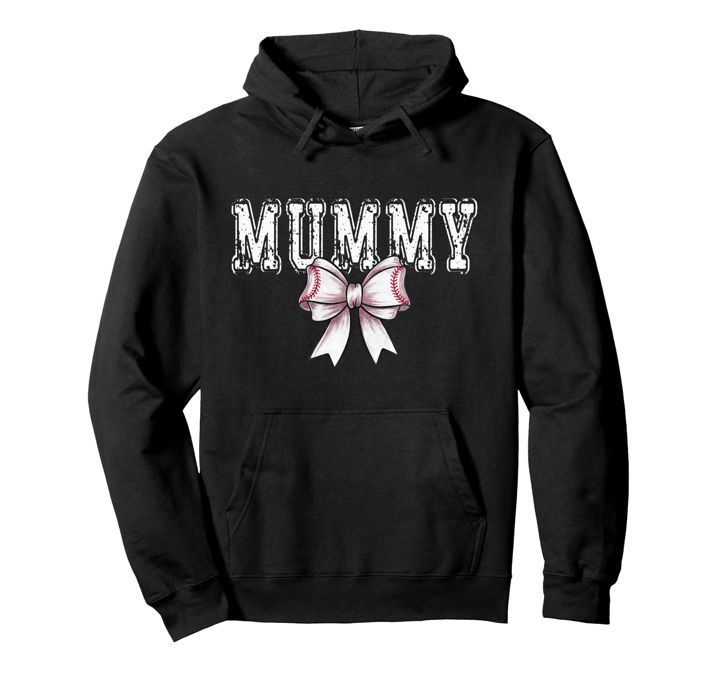 Coquette Baseball Mummy Spirit Hoodie - Streetwear Style for Adults - T-Shirt, Sweatshirt, Hoodie
