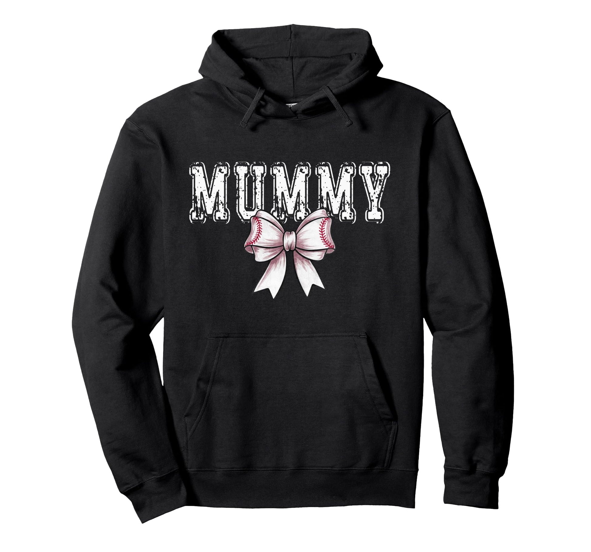 Coquette Baseball Mummy Spirit Hoodie - Streetwear Style for Adults - T-Shirt, Sweatshirt, Hoodie
