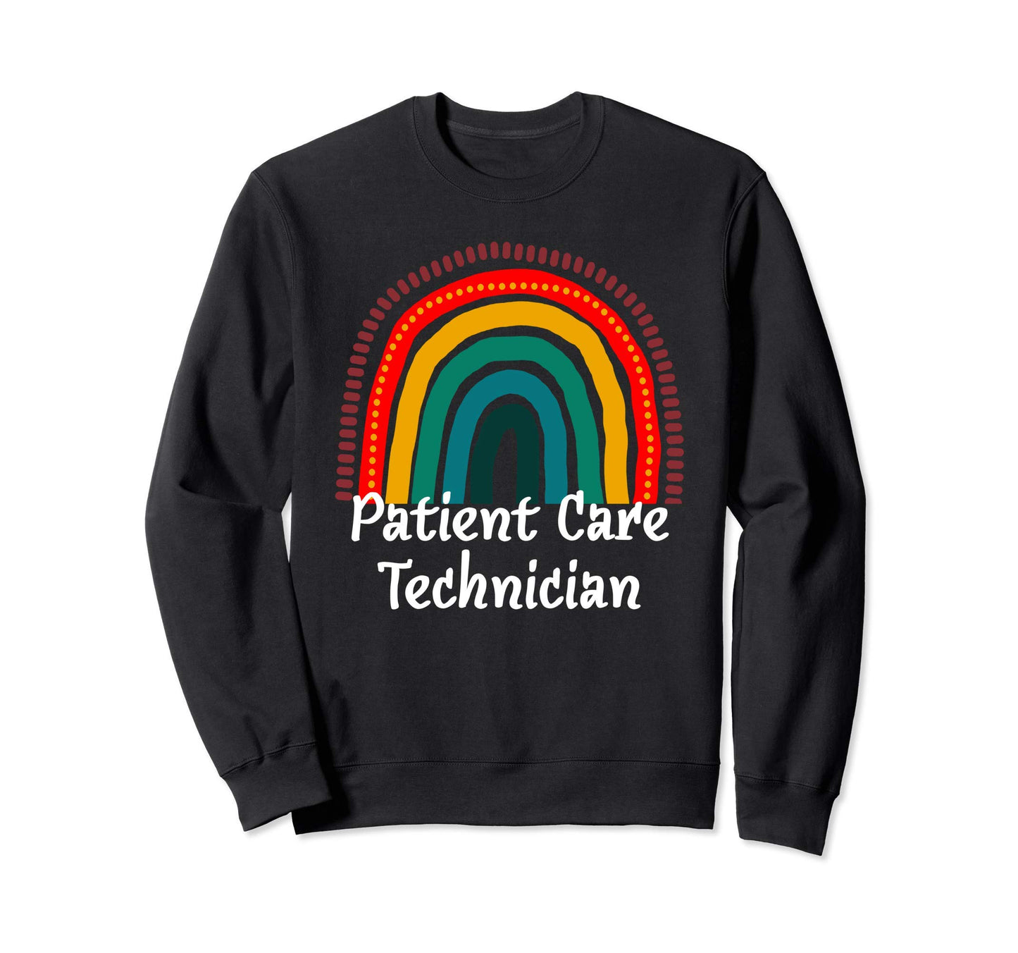 Pct Gift Colors Boho Rainbow Sweatshirt - Custom Art Print Men Women - T-Shirt, Sweatshirt, Hoodie