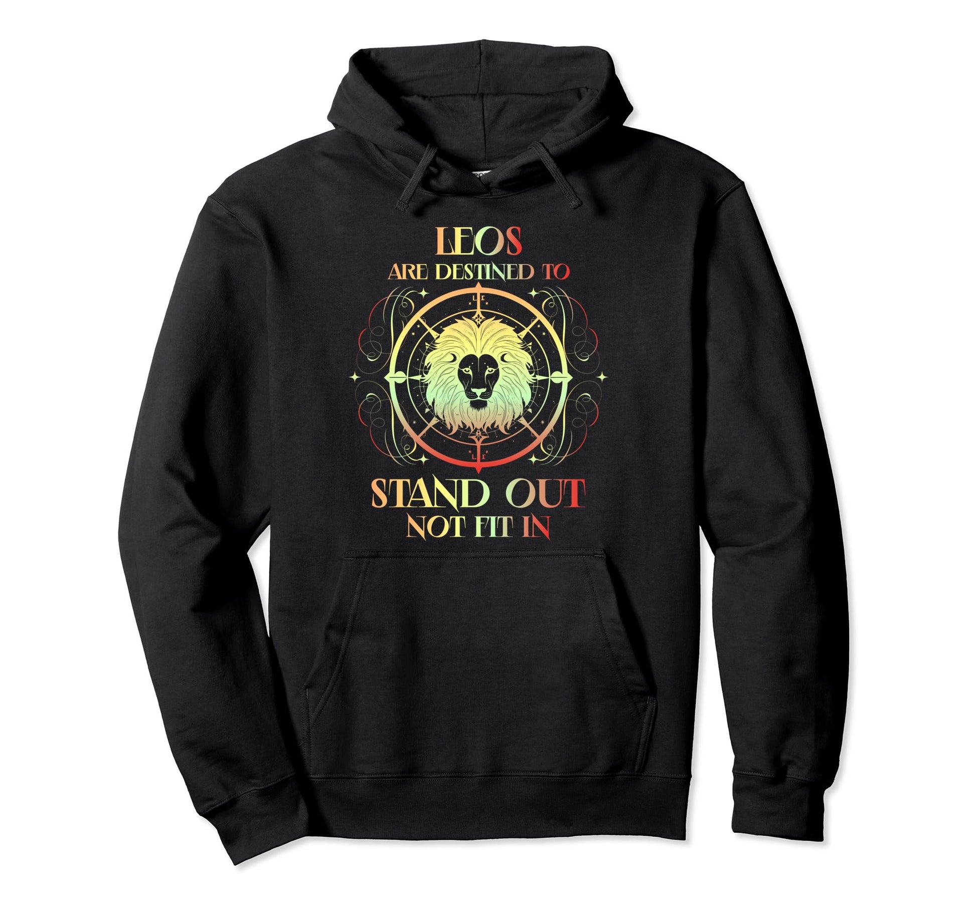 Leo Horoscope Zodiac Sign Astrology Hoodie - Trendy Graphic for Adults - T-Shirt, Sweatshirt, Hoodie