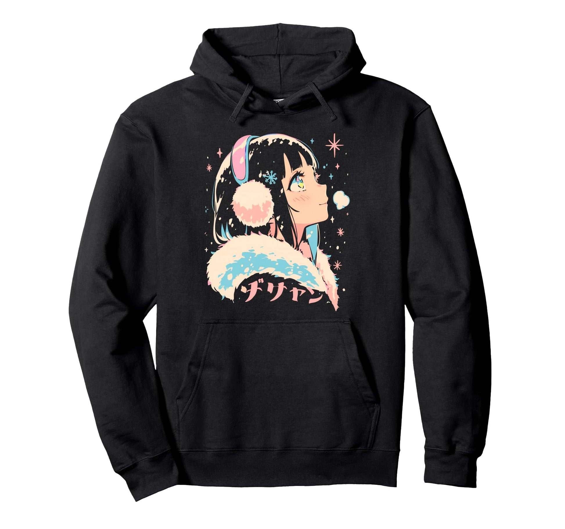 Goth Grunge Demon Anime Waifu Horror Alt Hoodie - Trendy Graphic Men Women - T-Shirt, Sweatshirt, Hoodie