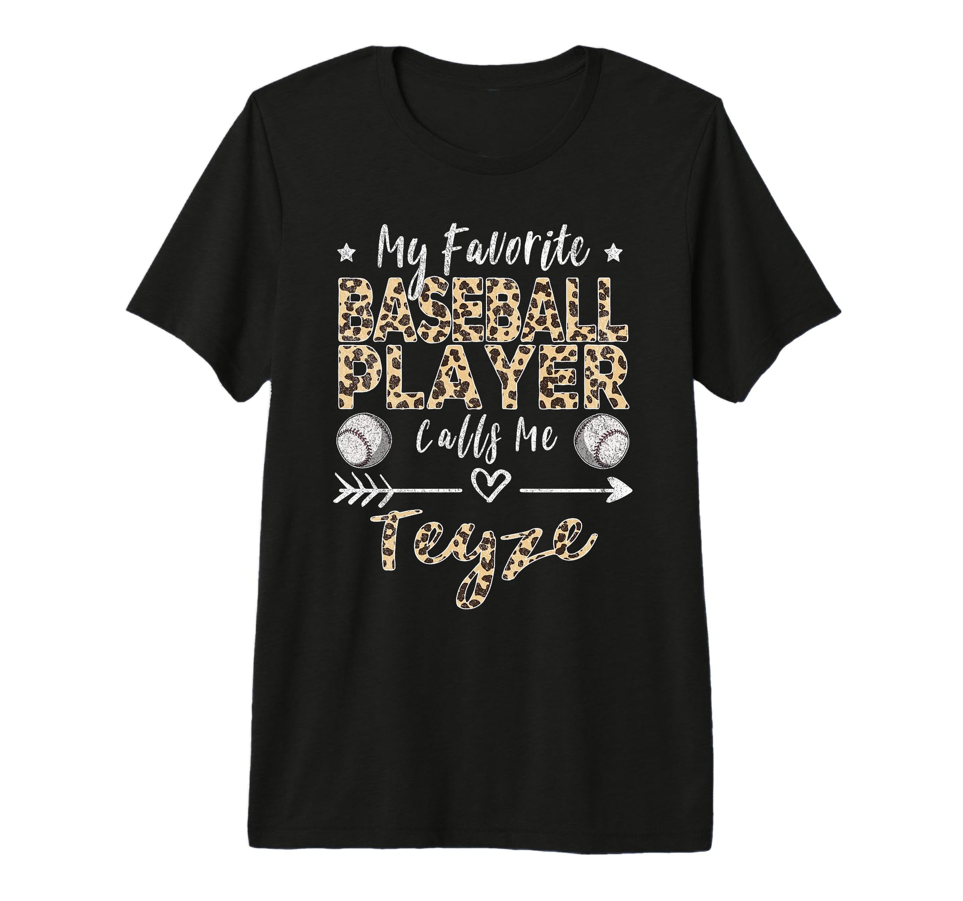 My Favorite Baseball Player Calls Me Teyze T-Shirt - Graphic Print Unisex - T-Shirt, Sweatshirt, Hoodie
