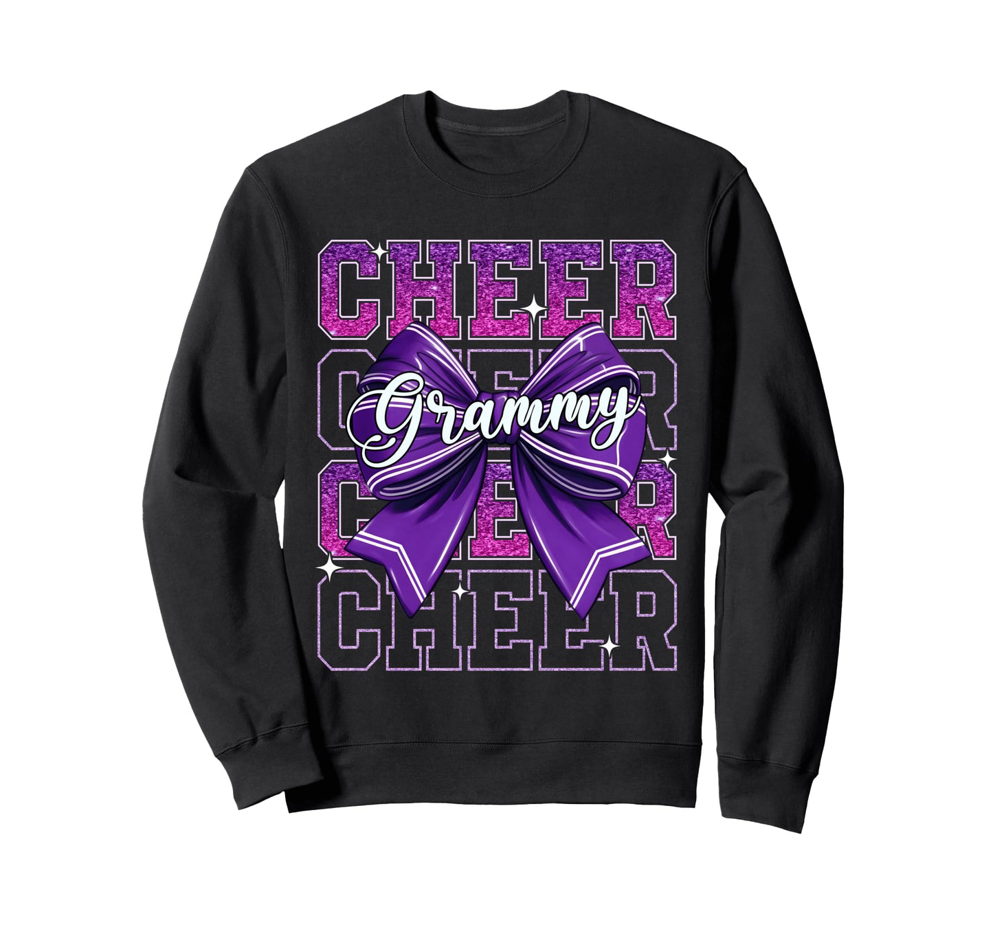 Cheer Grammy Mothers Day Purple Sweatshirt - Streetwear Style for Adults - T-Shirt, Sweatshirt, Hoodie