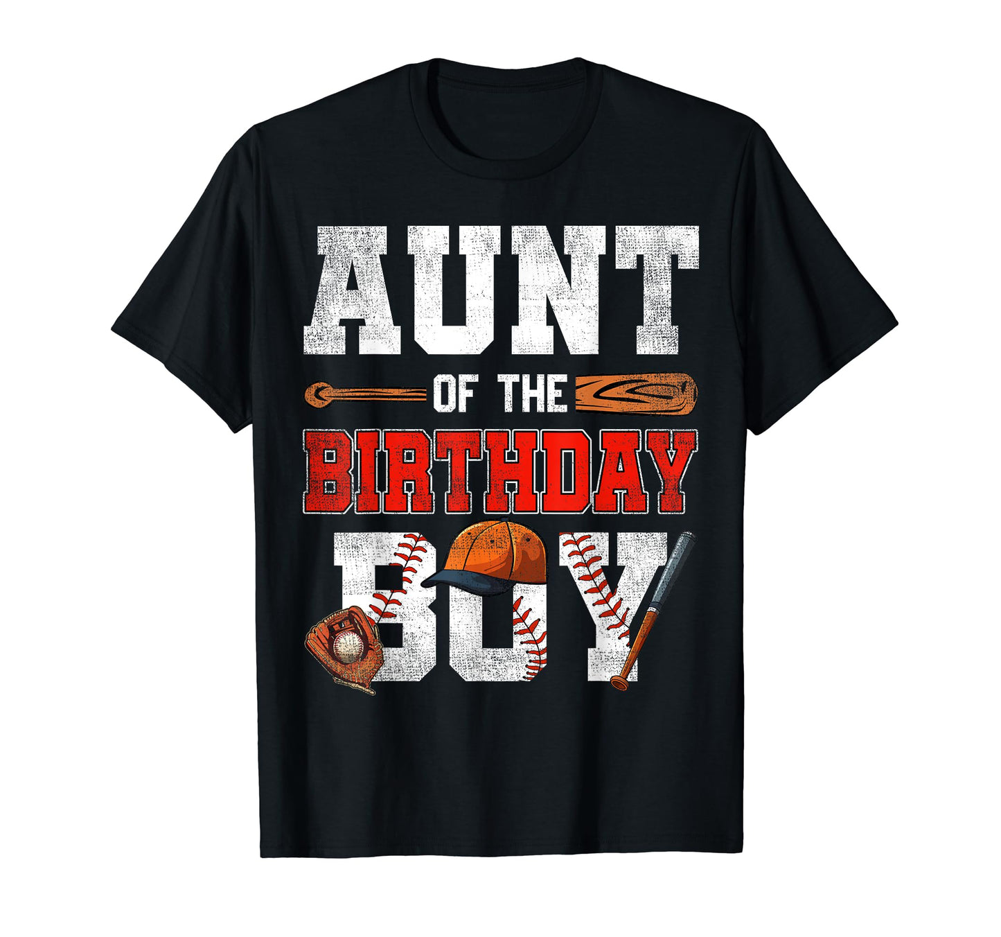 Aunt Birthday Baseball Lover Bday T-Shirt - Minimalist Print for Adults - T-Shirt, Sweatshirt, Hoodie