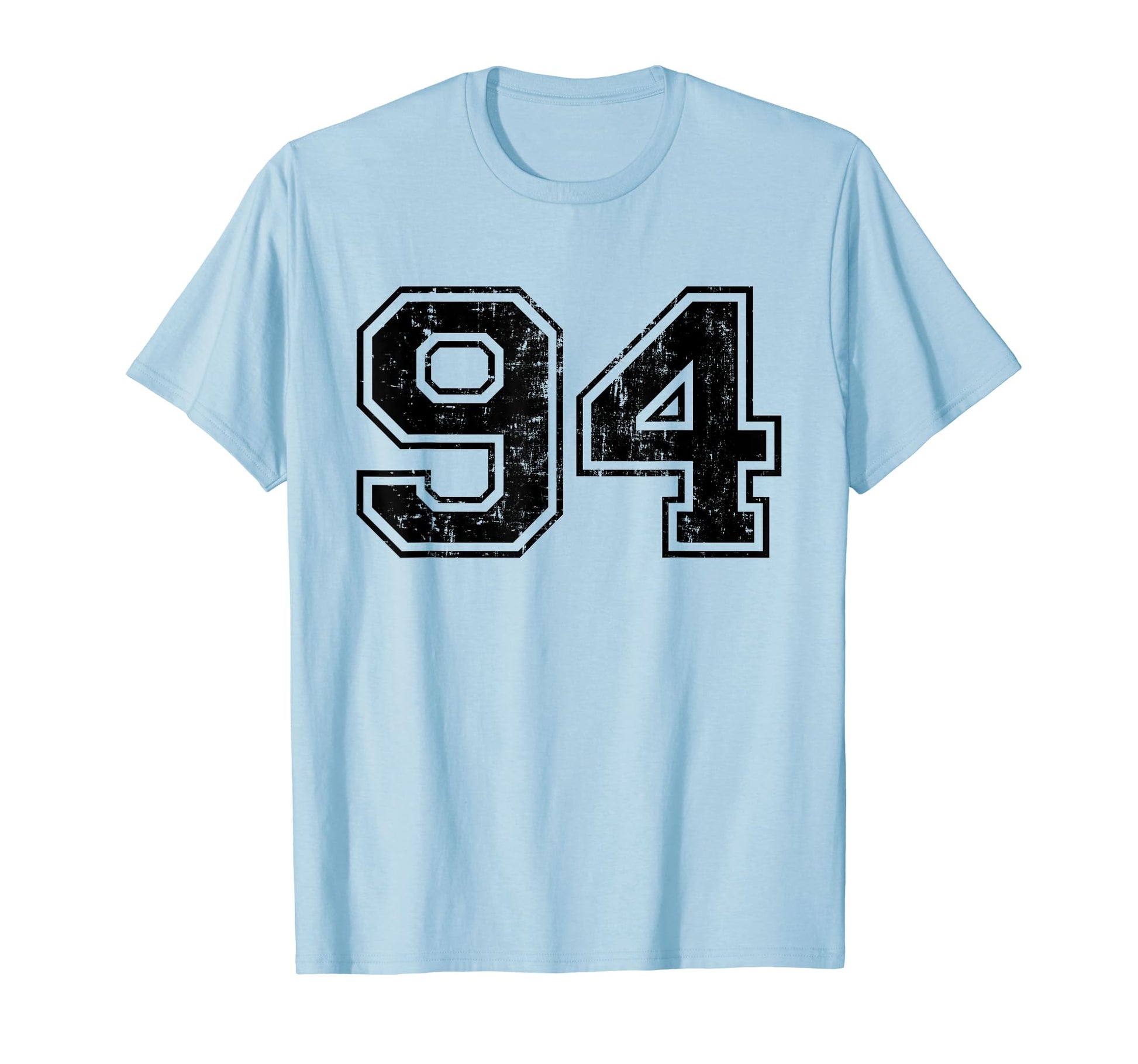 Number 94 Varsity Distressed Sport T-Shirt - Minimalist Print for Adults - T-Shirt, Sweatshirt, Hoodie