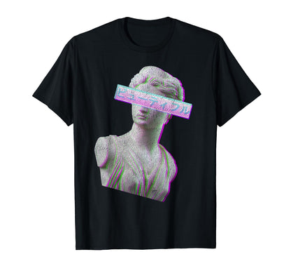 90S Statue Japanese Otaku Grunge T-Shirt - Streetwear Style Men Women - T-Shirt, Sweatshirt, Hoodie