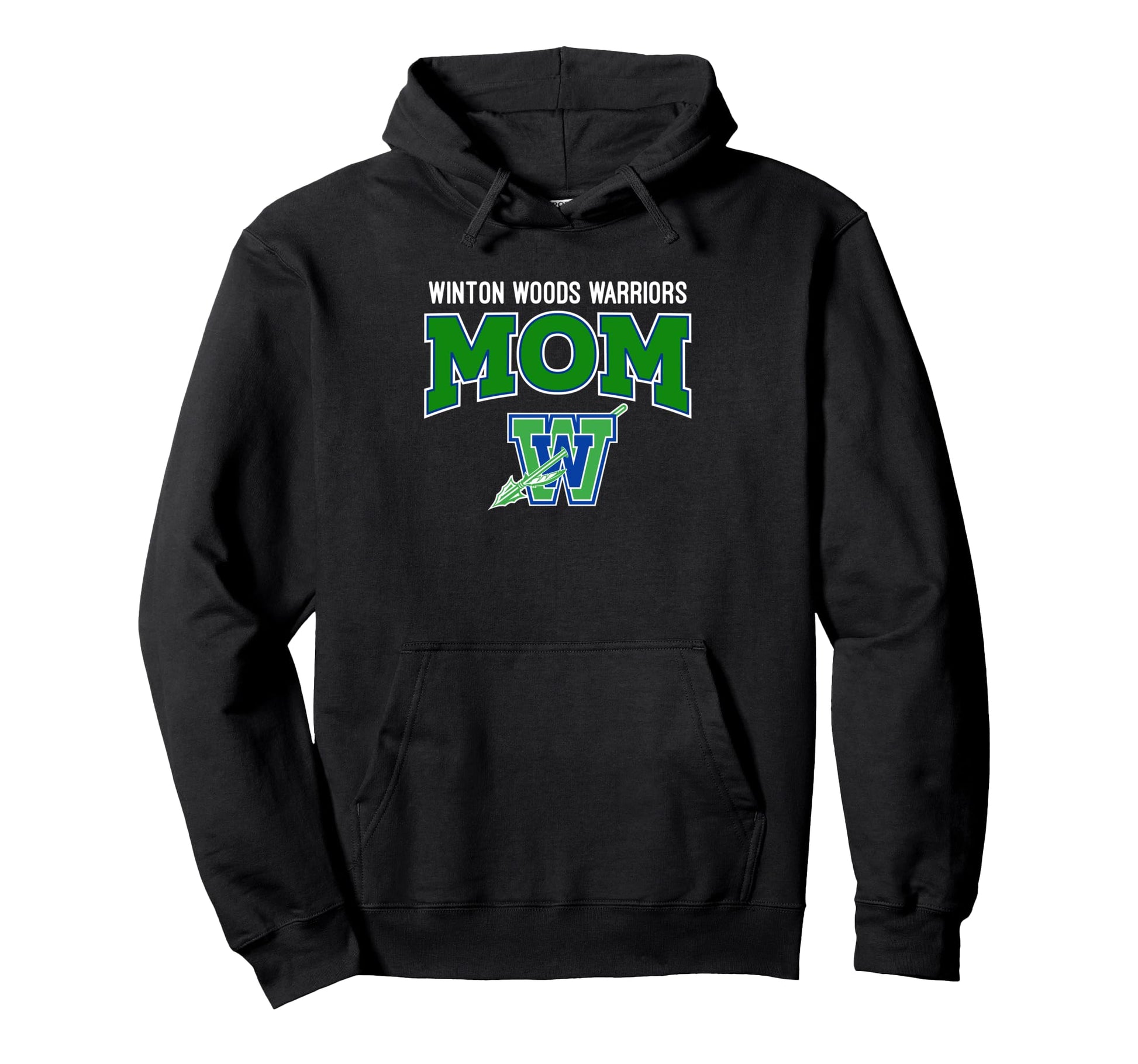 Winton Woods Warriors Logo Mom Hs Hoodie - Streetwear Style Men Women - T-Shirt, Sweatshirt, Hoodie