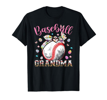 Baseball Grandma Headband Leopard Baseball T-Shirt - Trendy Graphic Unisex - T-Shirt, Sweatshirt, Hoodie