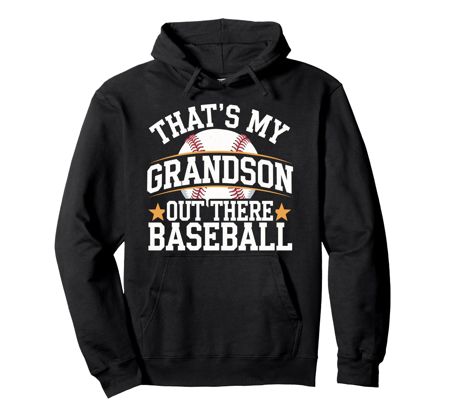 Thats My Grandson Out Baseball Grandma Hoodie - Streetwear Style Unisex - T-Shirt, Sweatshirt, Hoodie