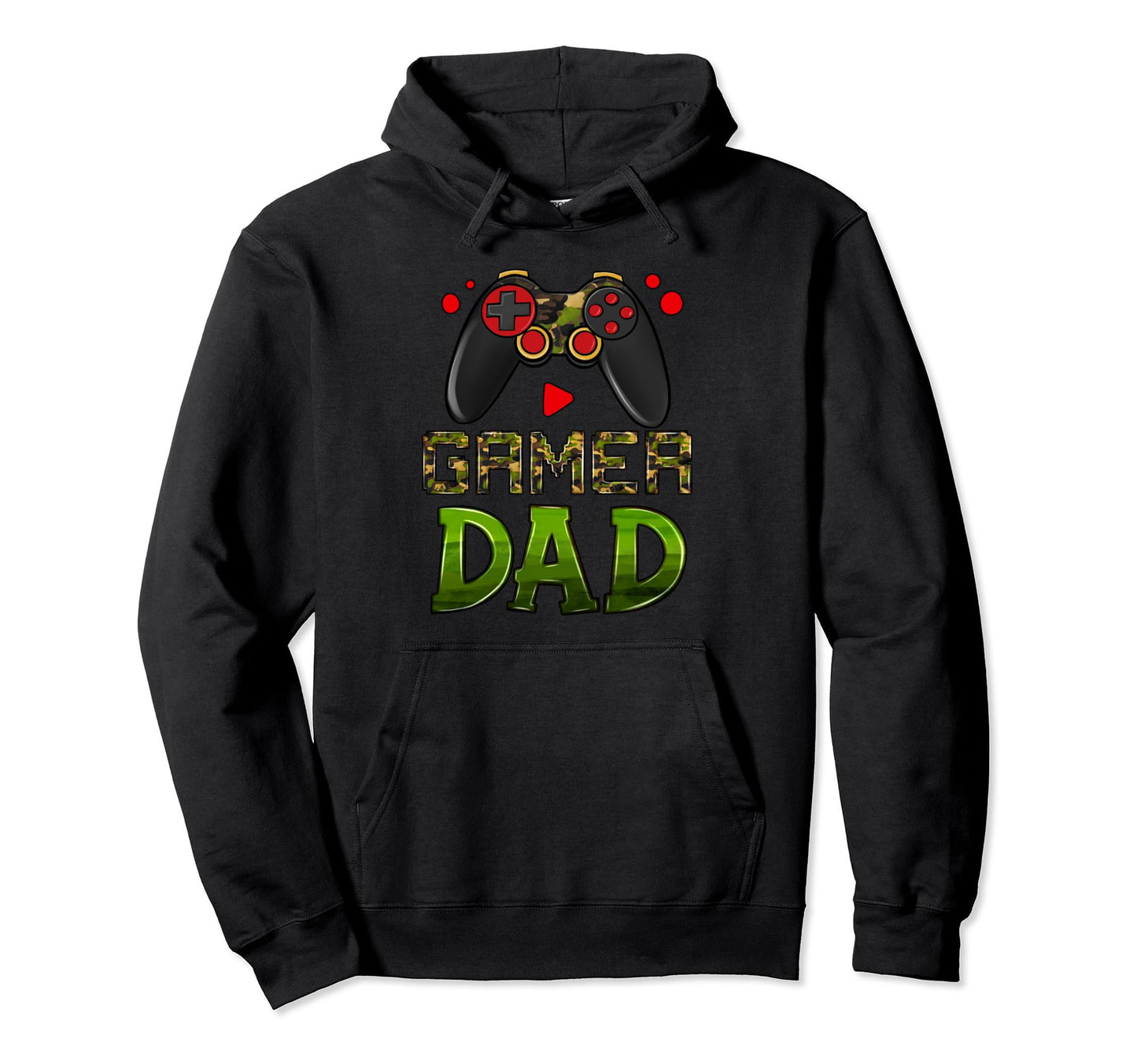 Gamer Dad Video Game Dad Best Gamer Hoodie - Casual Everyday Wear Unisex - T-Shirt, Sweatshirt, Hoodie