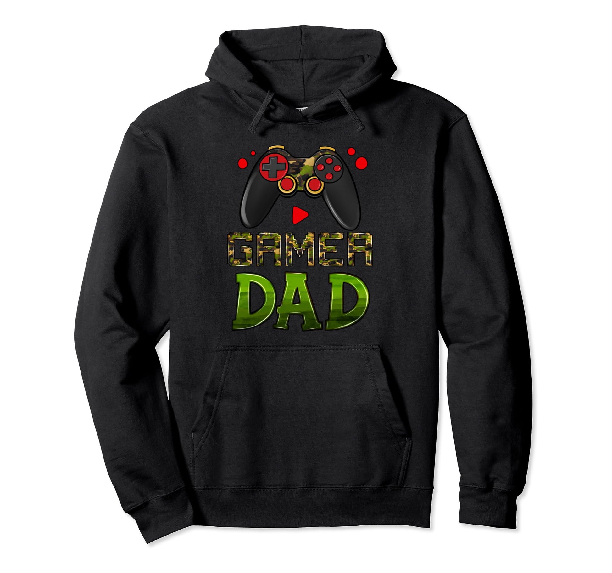 Gamer Dad Video Game Dad Best Gamer Hoodie - Casual Everyday Wear Unisex - T-Shirt, Sweatshirt, Hoodie