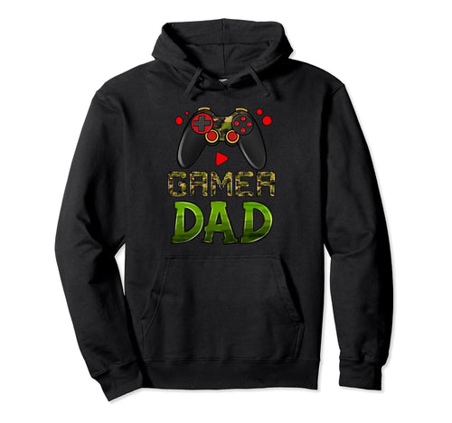 Gamer Dad Video Game Dad Best Gamer Hoodie - Casual Everyday Wear Unisex - T-Shirt, Sweatshirt, Hoodie