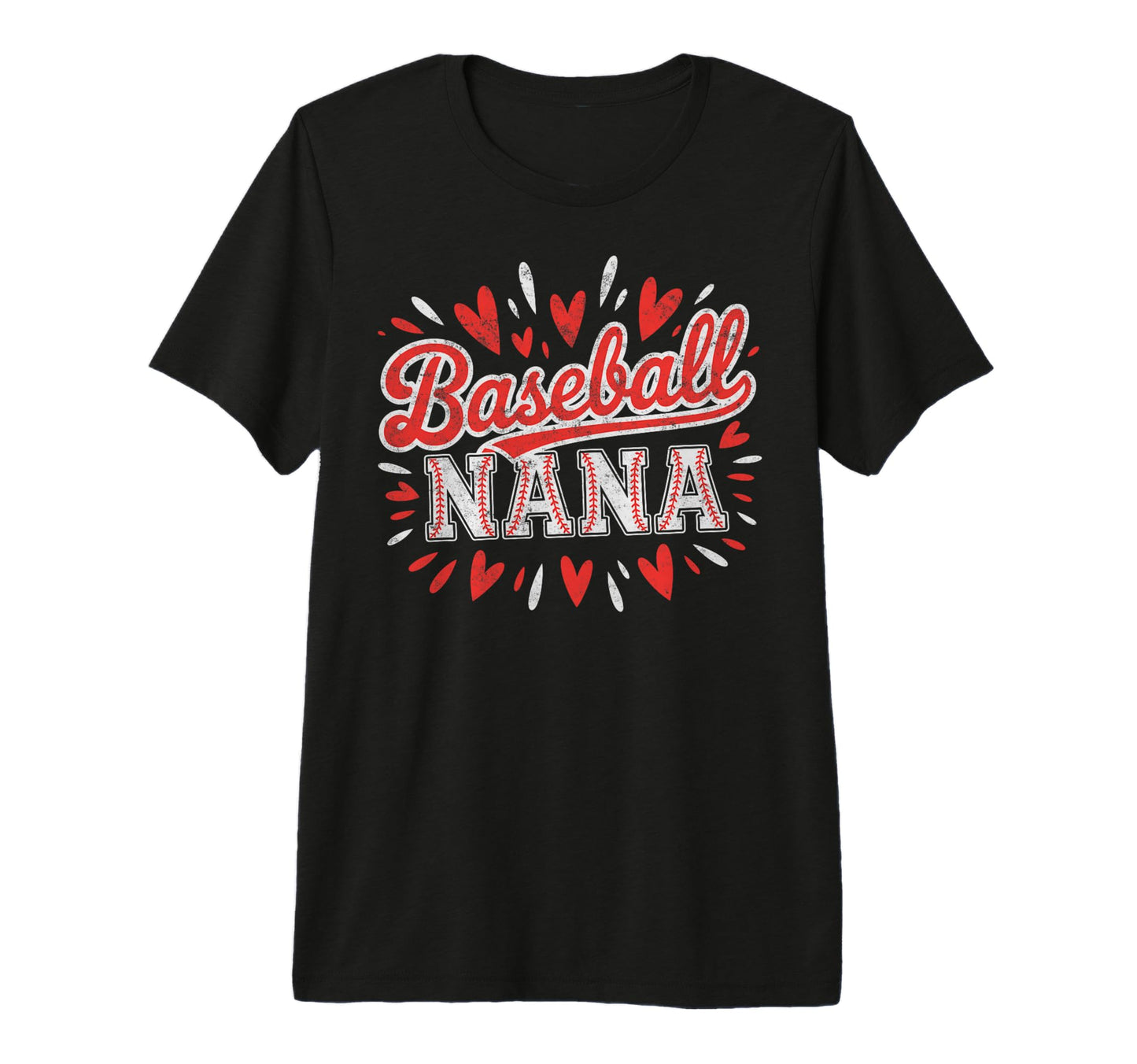 Baseball Nana Grandma Player Fan T-Shirt - Streetwear Style Men Women - T-Shirt, Sweatshirt, Hoodie