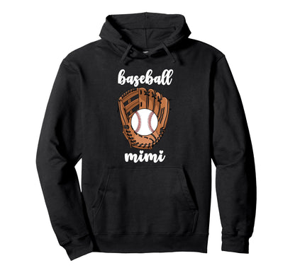 Proud Baseball Mimi Game Day Baseball Hoodie - Custom Art Print for Adults - T-Shirt, Sweatshirt, Hoodie