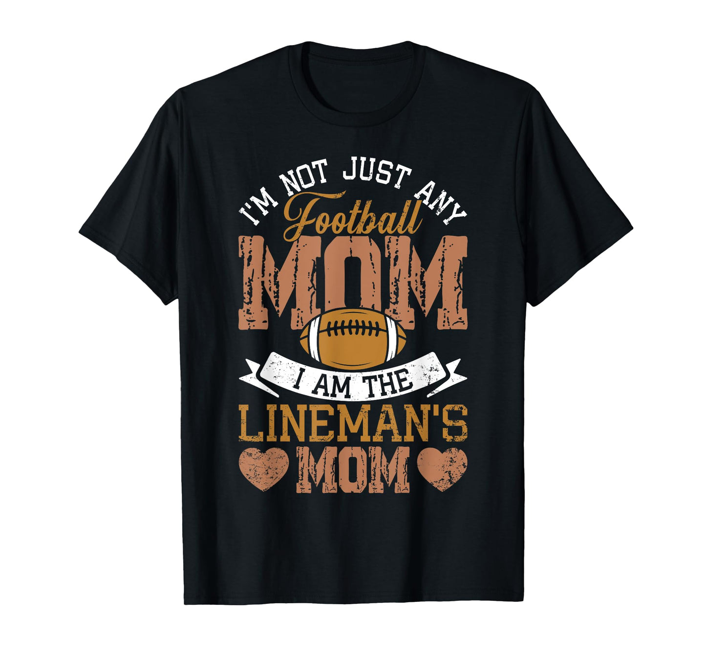 Football Mama Player Mom Linemans Mom T-Shirt - Aesthetic Graphic Unisex - T-Shirt, Sweatshirt, Hoodie