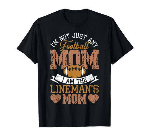 Football Mama Player Mom Linemans Mom T-Shirt - Aesthetic Graphic Unisex - T-Shirt, Sweatshirt, Hoodie