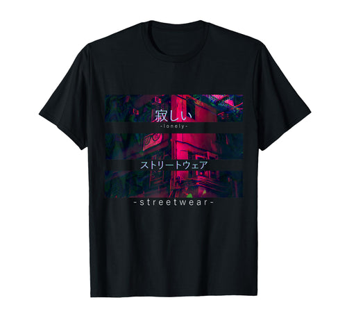 Japan Tokyo Lonely Streetwear T-Shirt - Casual Everyday Wear for Adults - T-Shirt, Sweatshirt, Hoodie