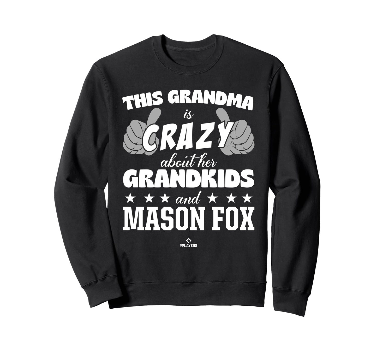 Grandma Crazy Mason Fox Prospect Sweatshirt - Minimalist Print for Adults - T-Shirt, Sweatshirt, Hoodie