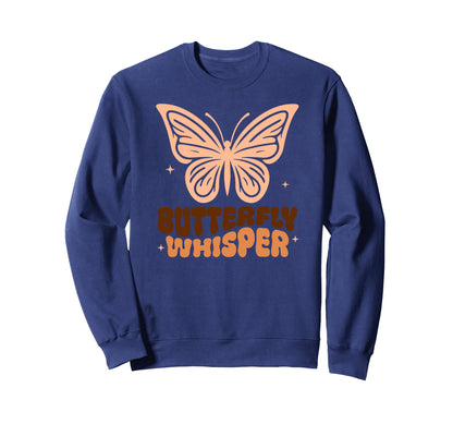 Butterfly Whisper Aesthetic Sweatshirt - Unique Graphic Men Women - T-Shirt, Sweatshirt, Hoodie
