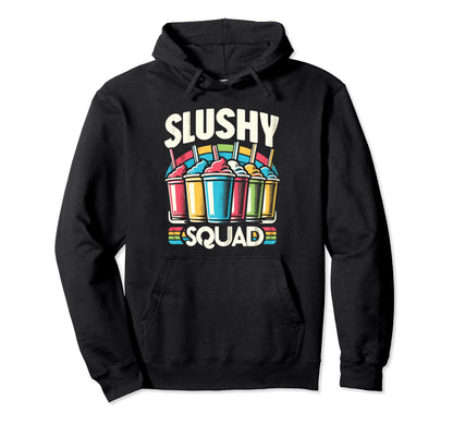 Slushy Squad Rainbow Hoodie - Trendy Graphic Men Women - T-Shirt, Sweatshirt, Hoodie