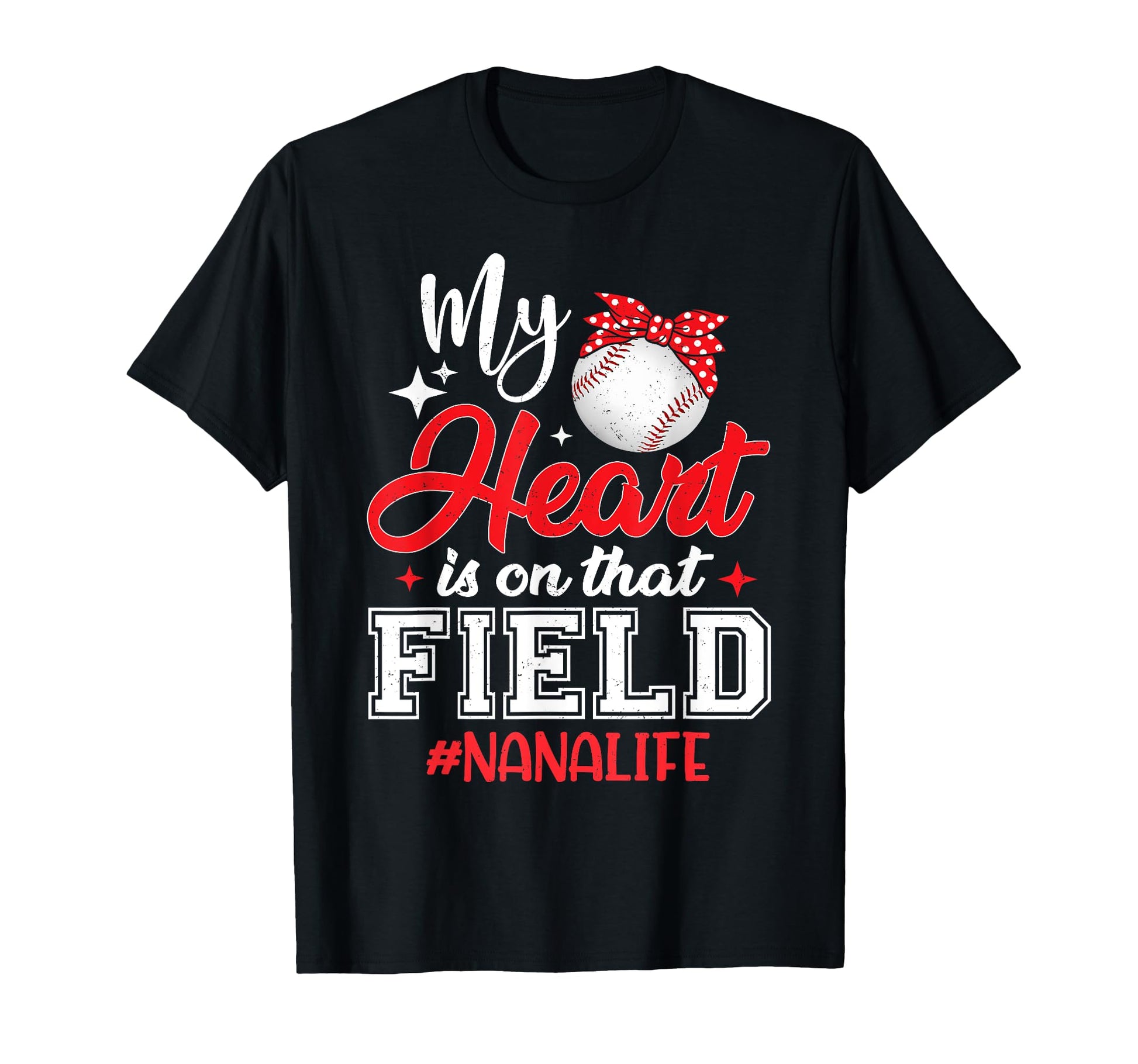 Family Matching Baseball My Heart T-Shirt - Casual Everyday Wear Men Women - T-Shirt, Sweatshirt, Hoodie