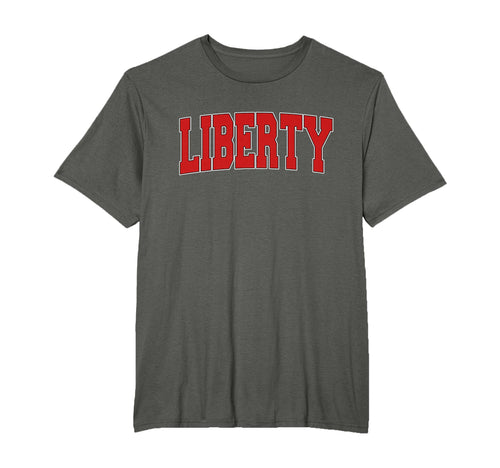 Liberty Ny New York Varsity Usa Sports T-Shirt - Graphic Print Unisex - T-Shirt, Sweatshirt, Hoodie