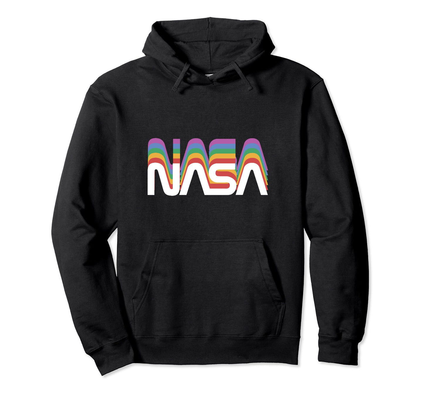 Nasa Worm Rainbow Nerdy Space Science Hoodie - Unique Graphic Men Women - T-Shirt, Sweatshirt, Hoodie