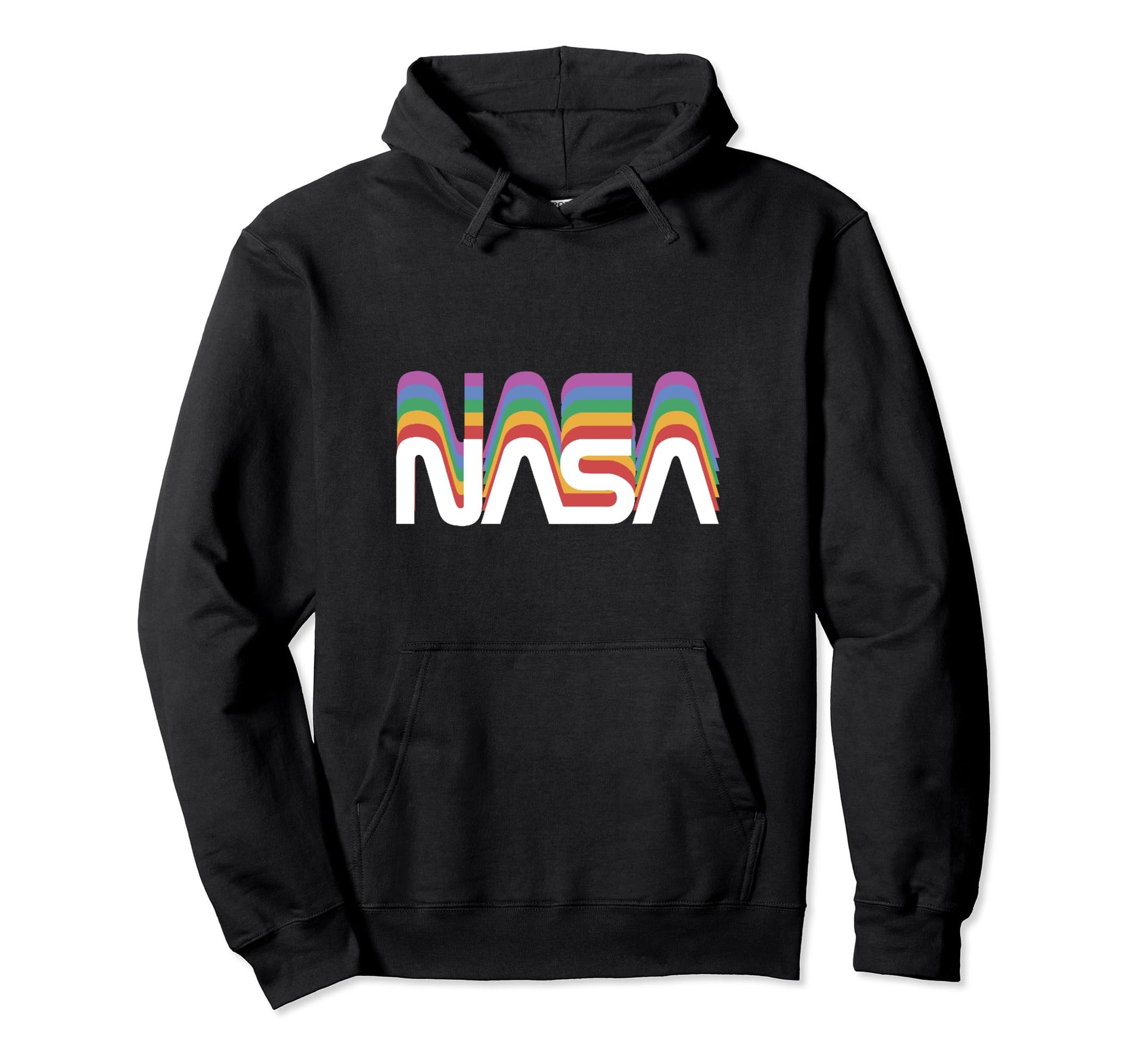 Nasa Worm Rainbow Nerdy Space Science Hoodie - Unique Graphic Men Women - T-Shirt, Sweatshirt, Hoodie