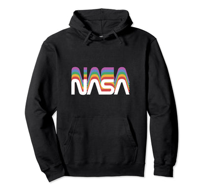 Nasa Worm Rainbow Nerdy Space Science Hoodie - Unique Graphic Men Women - T-Shirt, Sweatshirt, Hoodie