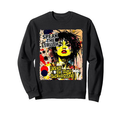 Punk Colorful 90S Urban Grunge Art Sweatshirt - Unique Graphic for Adults - T-Shirt, Sweatshirt, Hoodie